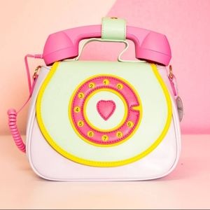 Phone Novelty Crossbody Handbag (Sweet Tart)